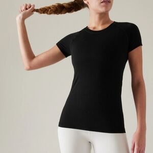 Athleta Momentum Seamless Tee - Large, EUC
